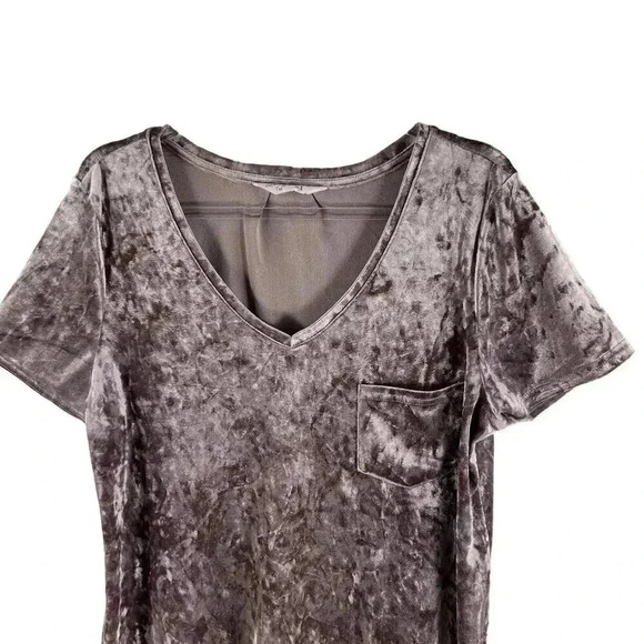 Velvet Legging Tee Spring + Mercer Pink Short Sleeve Top Womens L Lagon Look - Picture 2 of 9